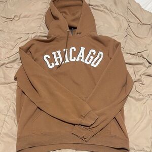Brown Chicago Hoodie